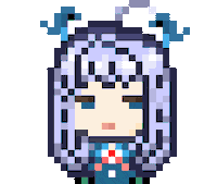 Sad Pixel Sticker