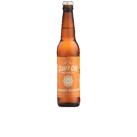 quaffonbrewingco giphygifmaker beer craftbeer wheat Sticker