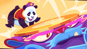 Fight Panda GIF by POP! Slots Casino