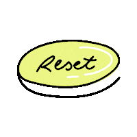 Reset Button Sticker by KraveBeauty