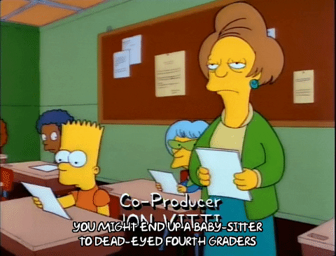 Season 3 Teacher GIF by The Simpsons