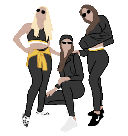 Sister Squad Sticker by Rickey Sisters