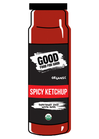 Good_Food_For_Good giphyupload ketchup noaddedsugar goodfoodforgood Sticker