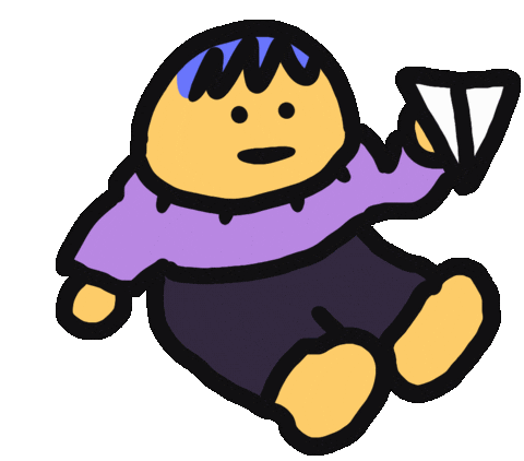 Head Turning Sticker by Ruppert Tellac