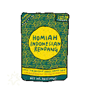HomiahFoods food indonesian rendang homiah Sticker