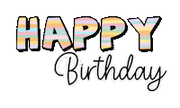 Happy Birthday Birthdays Sticker