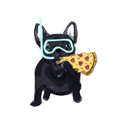 i love you dog Sticker by Ivo Adventures