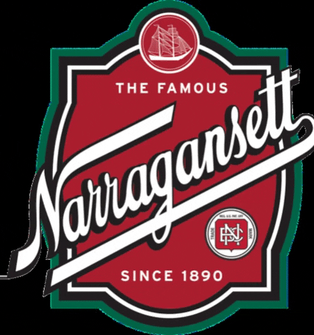 NarragansettBeer giphygifmaker narragansett gansett narragansett beer GIF