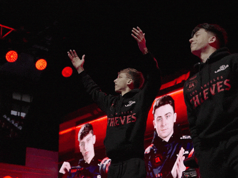 Victory W GIF by 100 Thieves