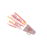 fashionpotluck women support feminism care Sticker
