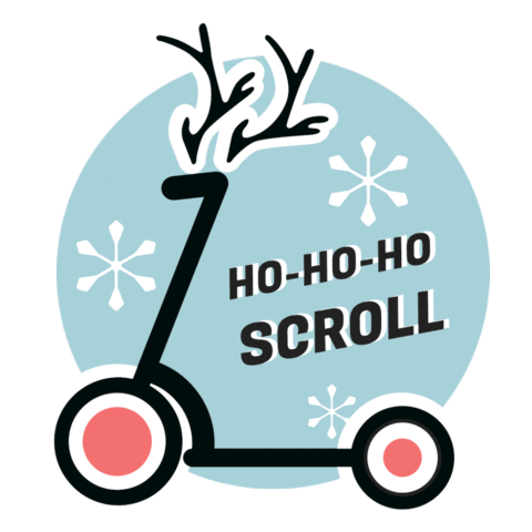 Scooter Sticker by Scroll