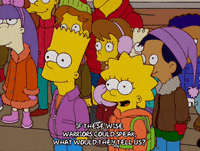 happy bart simpson GIF