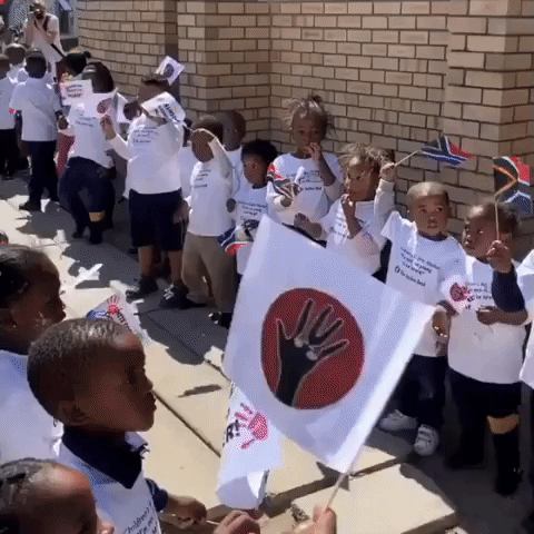 Prince Harry Fist-Bumps Children on First Day of South African Tour