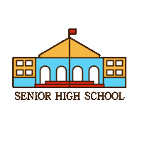 Boooooooooooom school student high school boooooooooom Sticker
