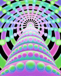 deepspaceviolet scifi cosmic geometric ethereal GIF