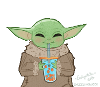 Dazzlingjedi baby disney star wars yoda Sticker