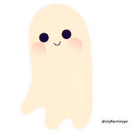 Halloween Ghost Sticker by ToyFactoryPR