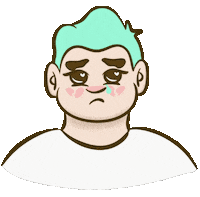 Sad Sticker