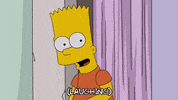 happy bart simpson GIF