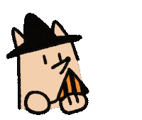 Party Fox Sticker