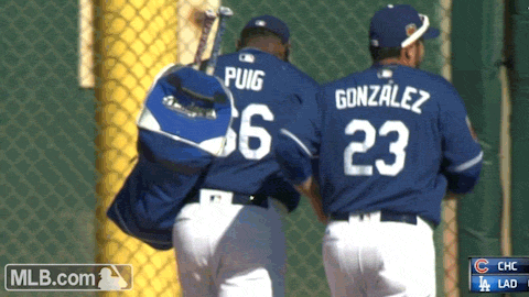 laughs gonzalez GIF by MLB