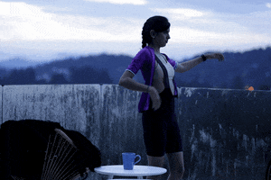 munbaik_cycling blue water photography purple GIF