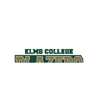 ElmsCollegeBlazers ec blazers elms elms college Sticker