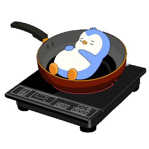 Friday Cooking Sticker by Pudgy Penguins