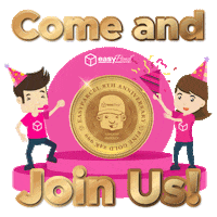 Happy Celebration Sticker by EasyParcel