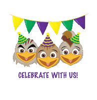 Happy Celebration Sticker by Enchanted Kingdom