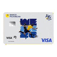 Ecuador Visa Sticker by Banco Pichincha