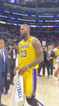 Lebron James Good Job GIF by NBA