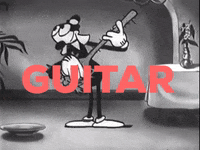 vintage guitar GIF by Fleischer Studios