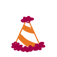 virginia tech party Sticker by Hokie Dining