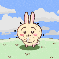 pizzabutts dance usagi chiikawa una GIF