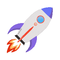 Rocket Sticker by Webtures