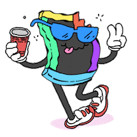 drunk solo cup Sticker by Nicky Rojo