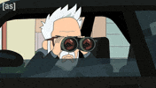 Spying James Gunn GIF by Adult Swim