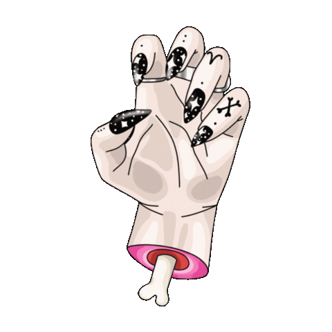 Zombie Nails Sticker