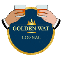 GoldenWatCognac party celebration celebrate drink Sticker