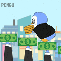 Money Invest GIF by Pudgy Penguins