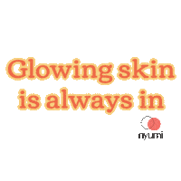 Skincare Glow Sticker by hellonyumi