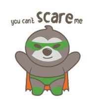 Scared Halloween Sticker by Life In Treetop