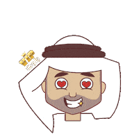 Saudi Baloot Sticker by Tamatem.co