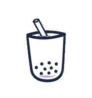 Bubble Tea Boba Sticker by Cupp