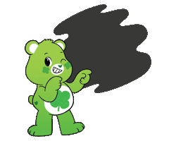 Thank God Its Friday Goodluck Sticker by Care Bear Stare!