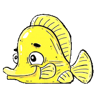 Fish Waves Sticker by Mike Bennett Art