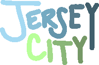 Jersey City Text Sticker by danny alvarado-gómez