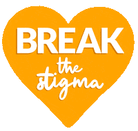 Break The Stigma Sticker by Pelipost The Photos-to-Prison App®️