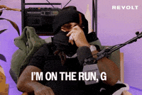 On The Run Hiding GIF by REVOLT TV